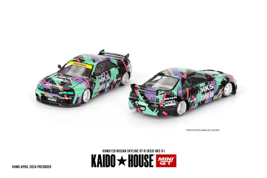 Kaido House x Mini GT 1:64 Nissan Skyline GT-R R33 KHMG129 Sealed Box
