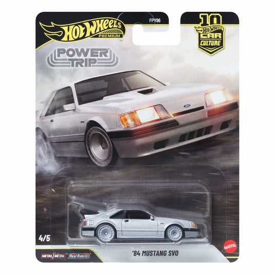 2026 Hot Wheels Premium Car Culture Power Trip 4/5 '84 Ford Mustang SVO JKF31