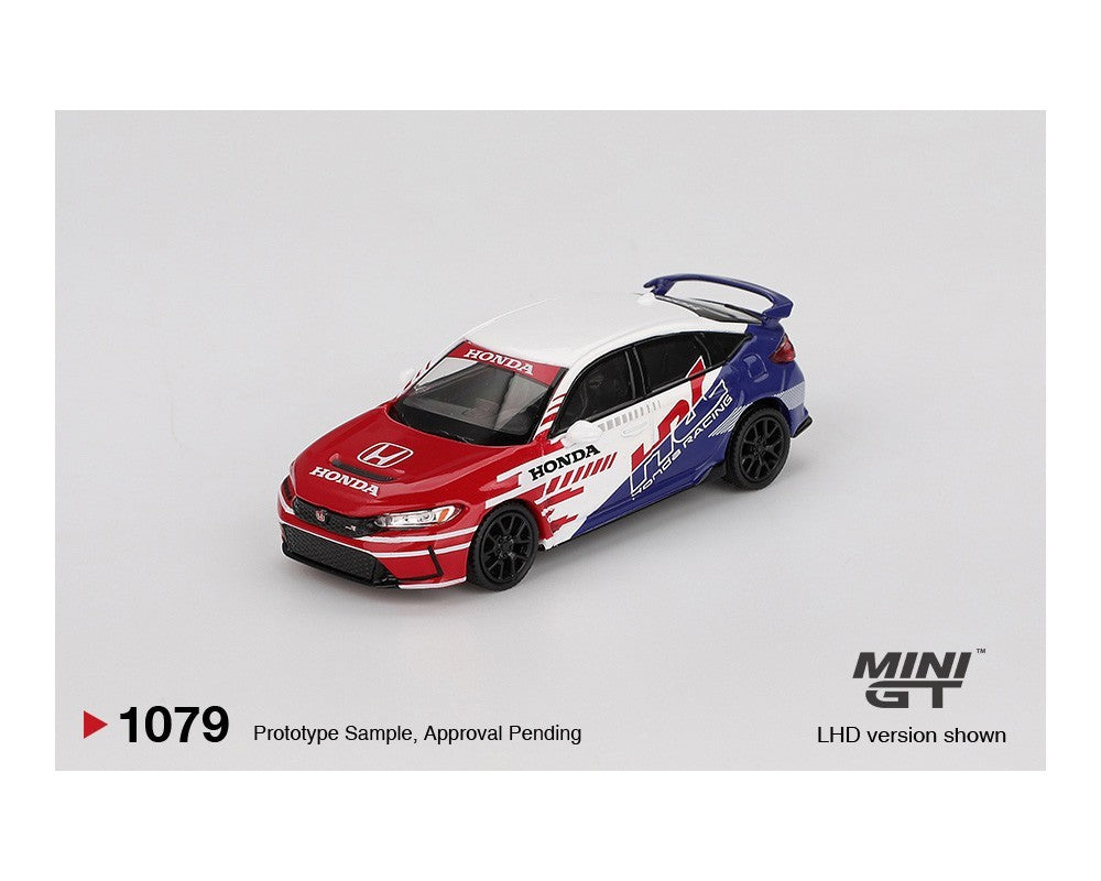 Mini GT 1:64 Honda Civic TYPE R 2024 Pace Car HRC – Mijo Exclusives MGT01079-BL