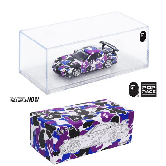 POPRACE 1:64 Mazda Rx-7 FD3S Re-Amemiya BAPE STORE Hong Kong 20th Anniversary
