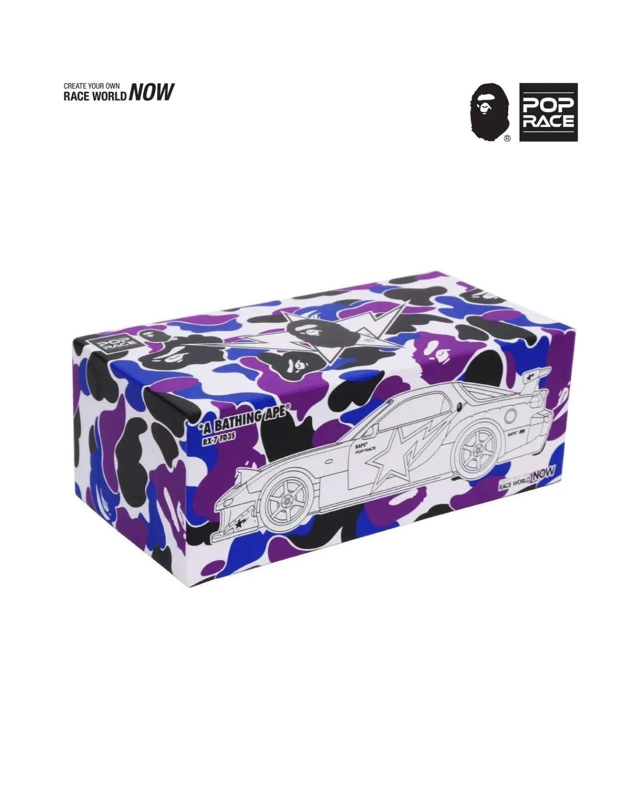 POPRACE 1:64 Mazda Rx-7 FD3S Re-Amemiya BAPE STORE Hong Kong 20th Anniversary