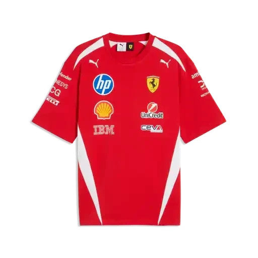 Scuderia Ferrari F1 2026 Team Drivers T-Shirt - Puma Red