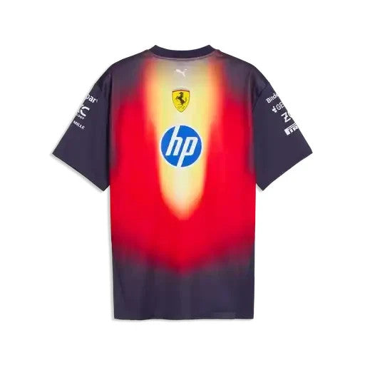 Scuderia Ferrari F1 2026 Special Edition China GP Team T-Shirt - Deep Plum