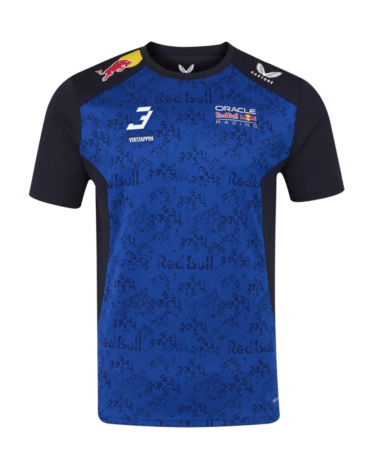 Red Bull Racing F1 Men's 2026 Max Verstappen Team T-Shirt- Blue