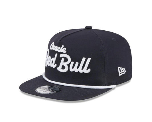 Red Bull Racing F1 New Era Golfer Team Text Hat - Navy