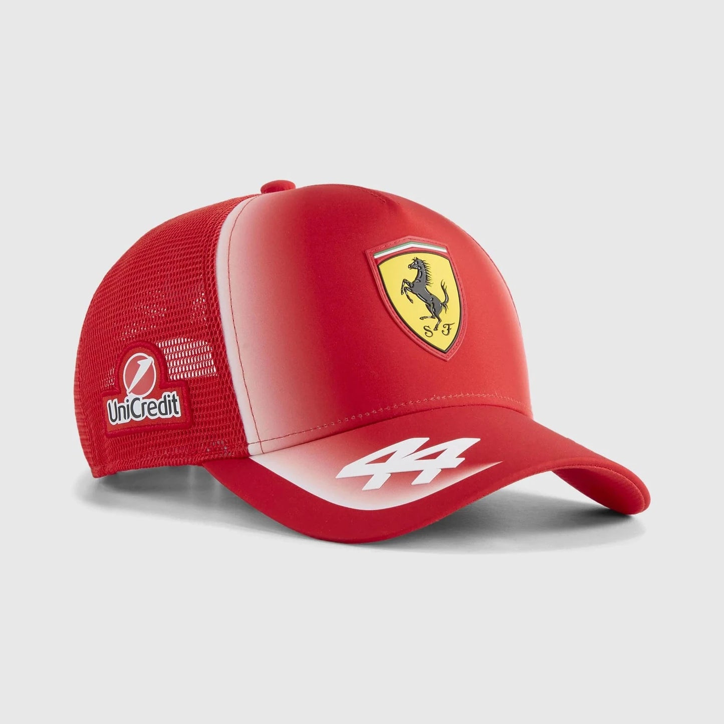 Scuderia Ferrari F1 2026 Lewis Hamilton Team Trucker Hat - Puma Red
