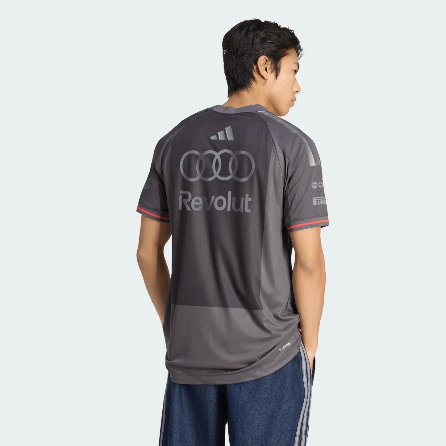 Audi Formula One Men's 2026 Team Authentic T-Shirt - Gray