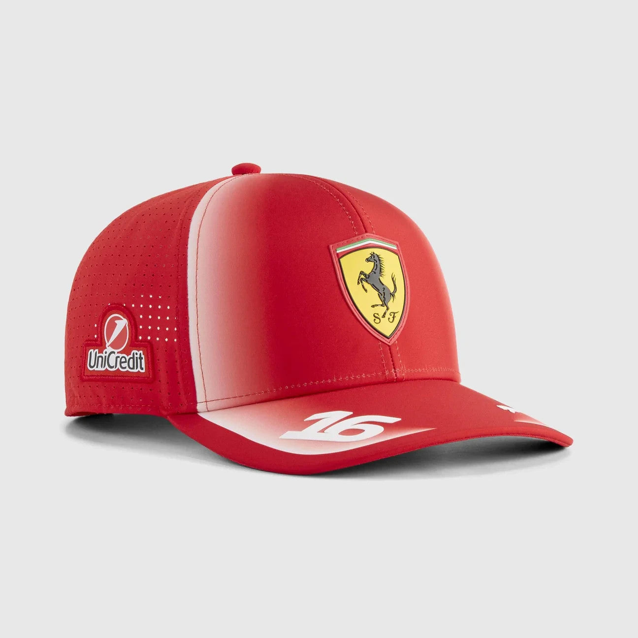 Scuderia Ferrari F1 2026 Charles Leclerc Team Hat - Puma Red