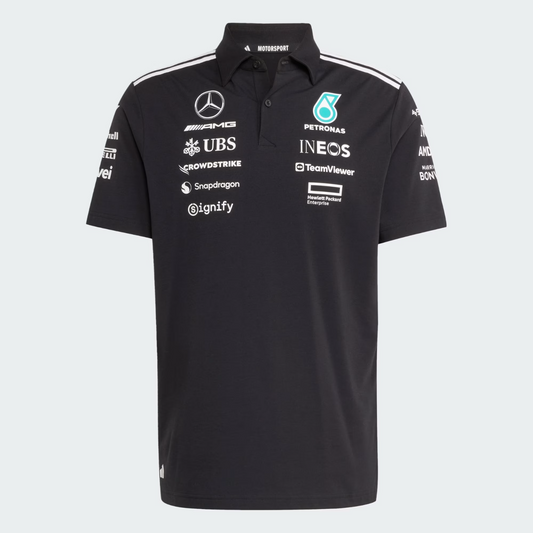 Mercedes - AMG Petronas Formula One 2026 Men's Team Polo Shirt - Black
