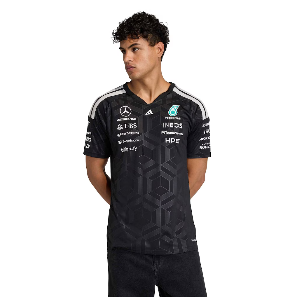 Mercedes - AMG Petronas Formula One 2026 Men's Team Polo Shirt - Black