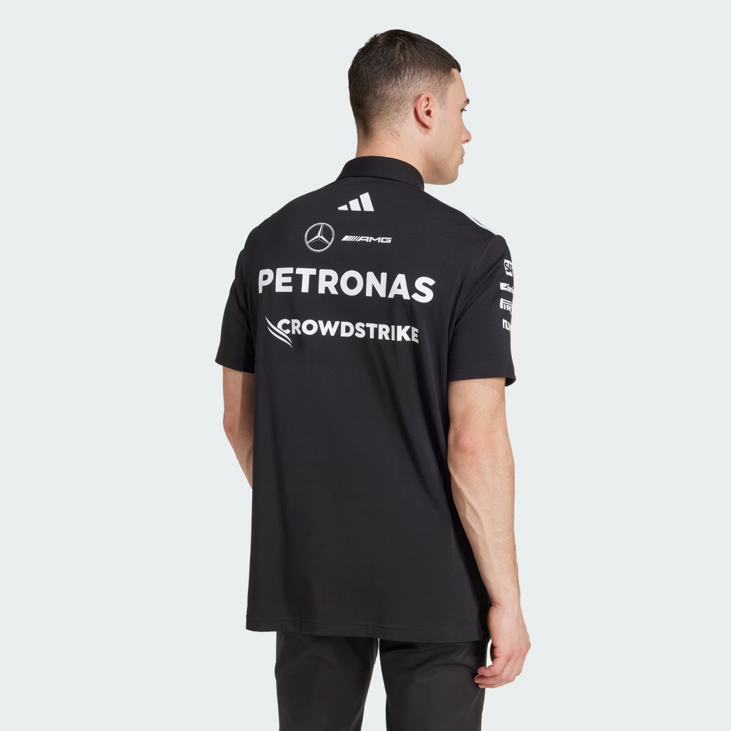 Mercedes - AMG Petronas Formula One 2026 Men's Team Polo Shirt - Black