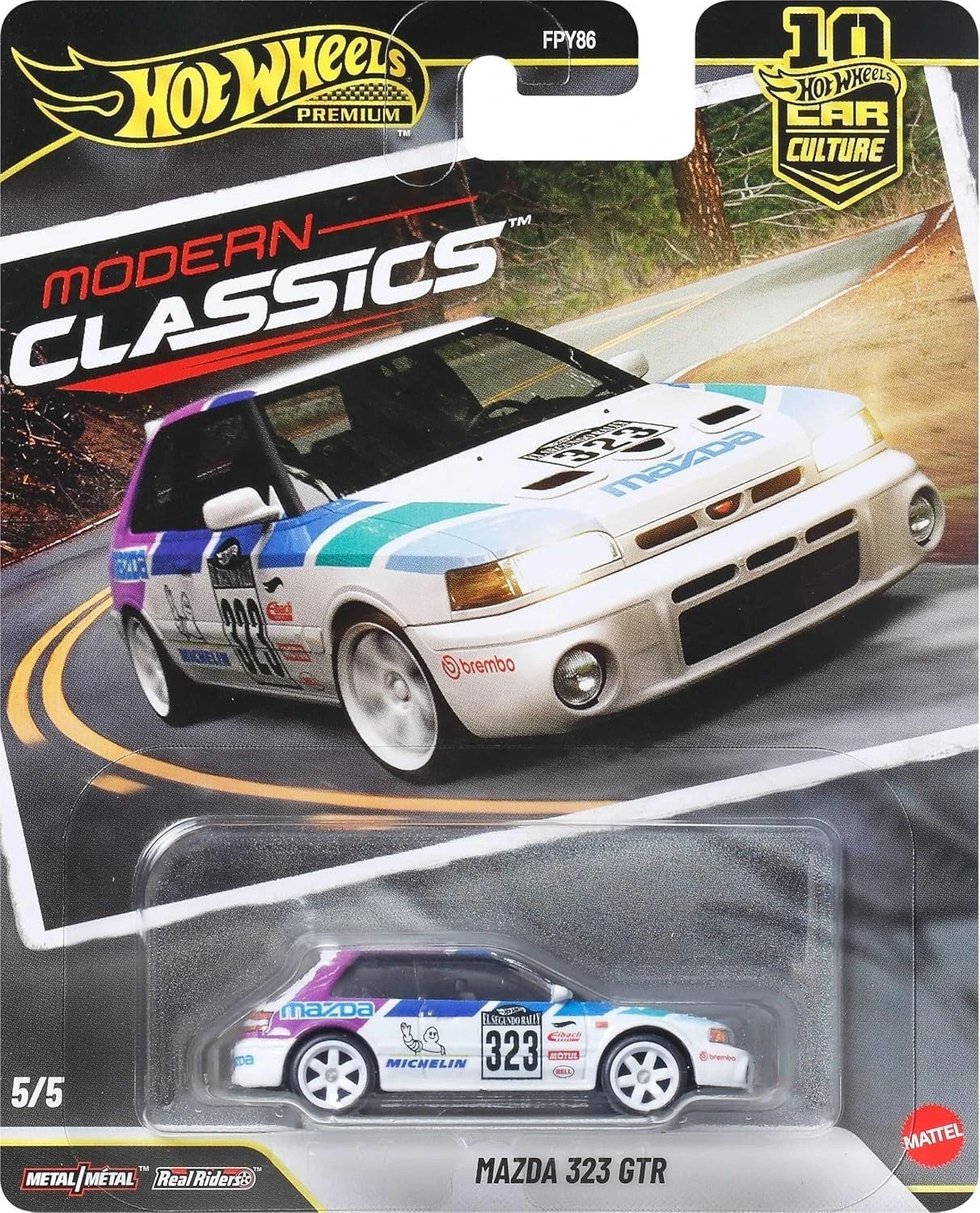 2026 Hot Wheels 1:64 Car Culture 10th Anniversary Modern Classics Mazda 323 GTR