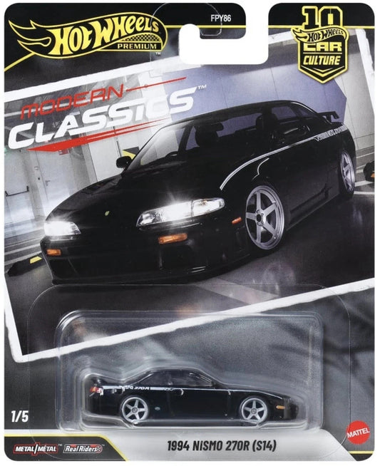 2026 Hot Wheels Car Culture 10th Anniversary Modern Classics Nismo 270R (S14)