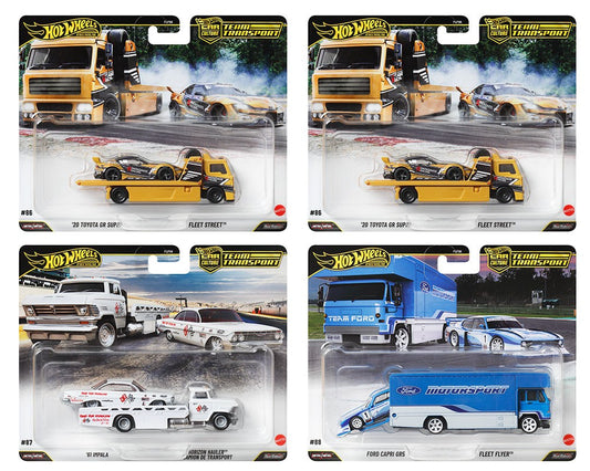 2026 Hot Wheels Premium Car Culture Team Transport J Factory Sealed Case