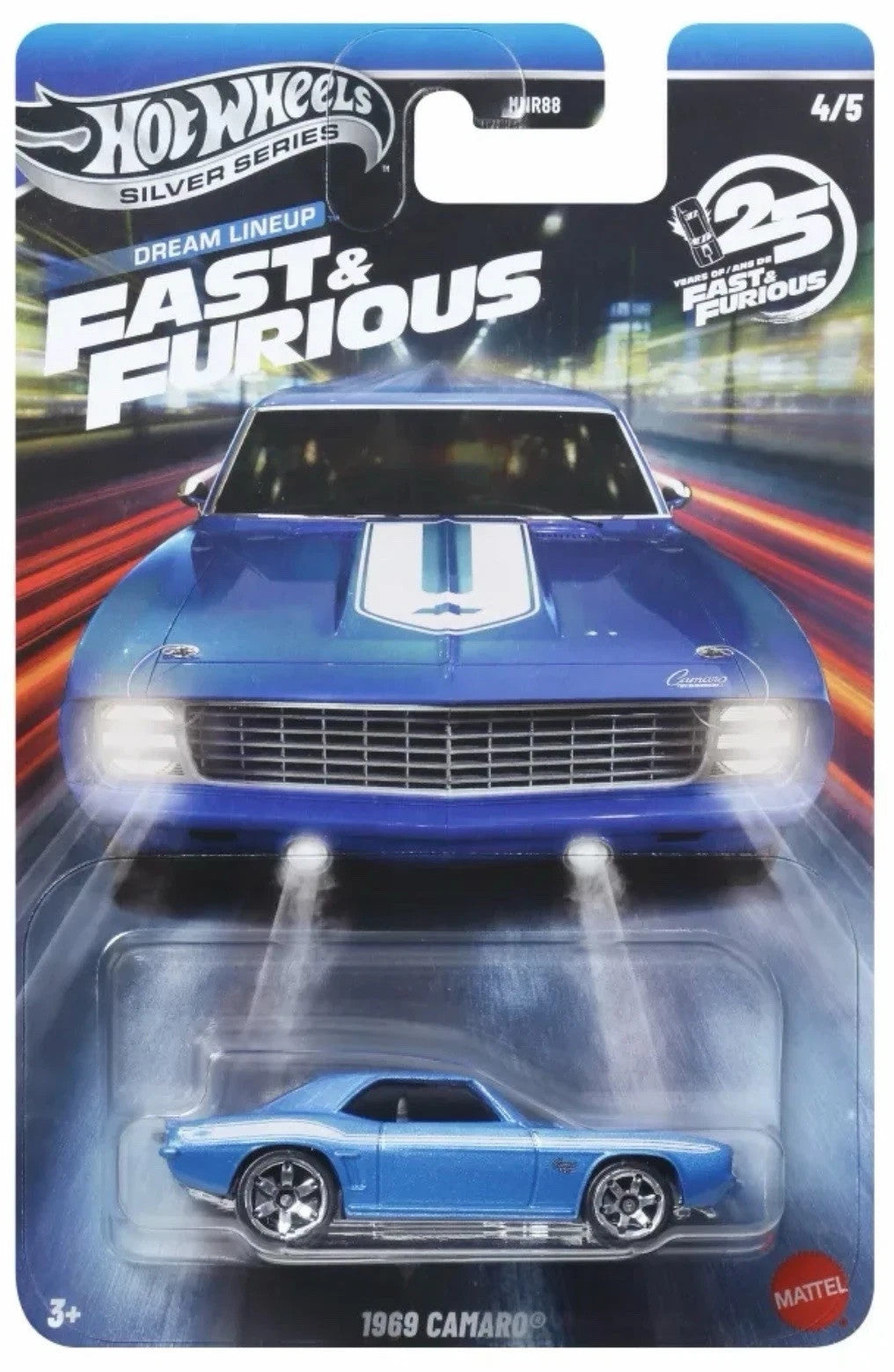 2026 Hot Wheels Silver Series Fast & Furious Dream Lineup 1969 Camaro