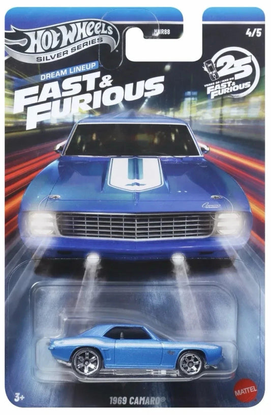2026 Hot Wheels Silver Series Fast & Furious Dream Lineup 1969 Camaro