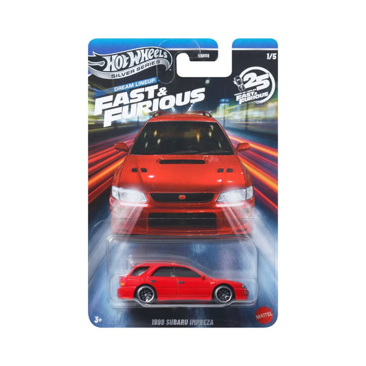 2026 Hot Wheels Silver Series Fast & Furious Dream Lineup 1999 Subaru Impreza