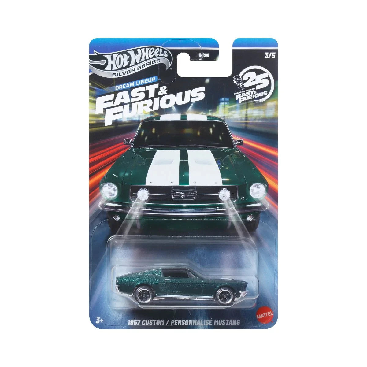 2026 Hot Wheels Silver Series Fast & Furious Dream Lineup 1967 Ford Mustang