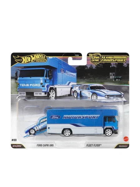 2026 Hot Wheels Premium Car Culture Team Transport Ford Capri Gr5 #88