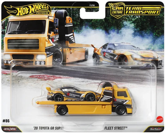 2026 Hot Wheels Premium Car Culture Team Transport '20 Toyota GR Supra #86
