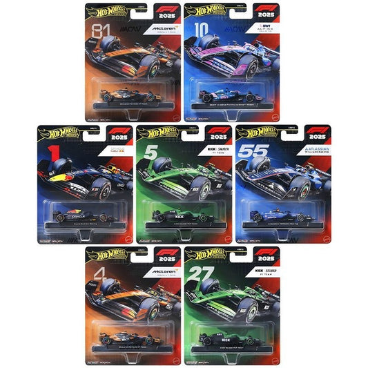 2026 Hot Wheels Premium 1:64 F1 2025 Racing Premium K Assortment Factory Sealed
