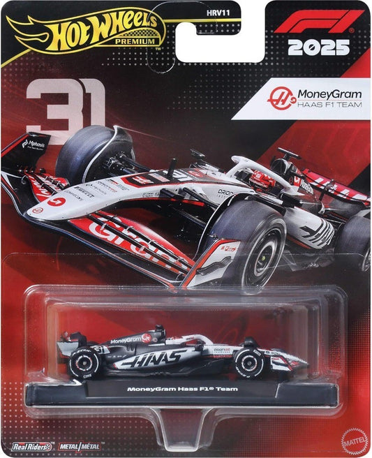 2026 Hot Wheels Premium 1:64 F1 Racing Premium MoneyGram Haas #31 Esteban Ocon