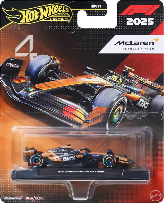 2026 Hot Wheels Premium 1:64 F1 2025 Racing Premium Lando Norris McLaren #4