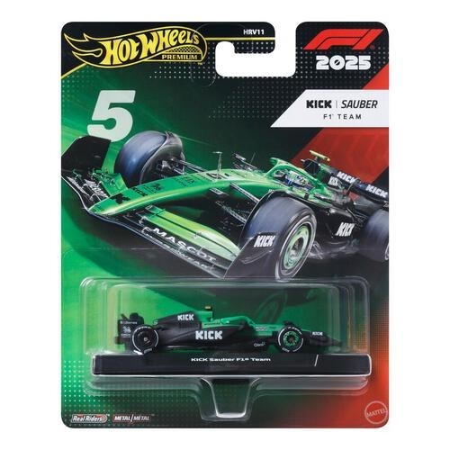 2026 Hot Wheels Premium F1 Racing Premium Kick Sauber F1 #5 Gabriel Bortoleto