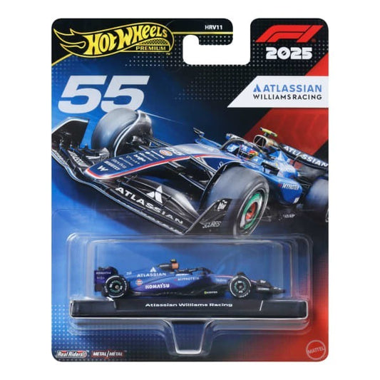 2026 Hot Wheels Premium 1:64 F1 Racing Premium Williams Racing #55 Carlos Sainz