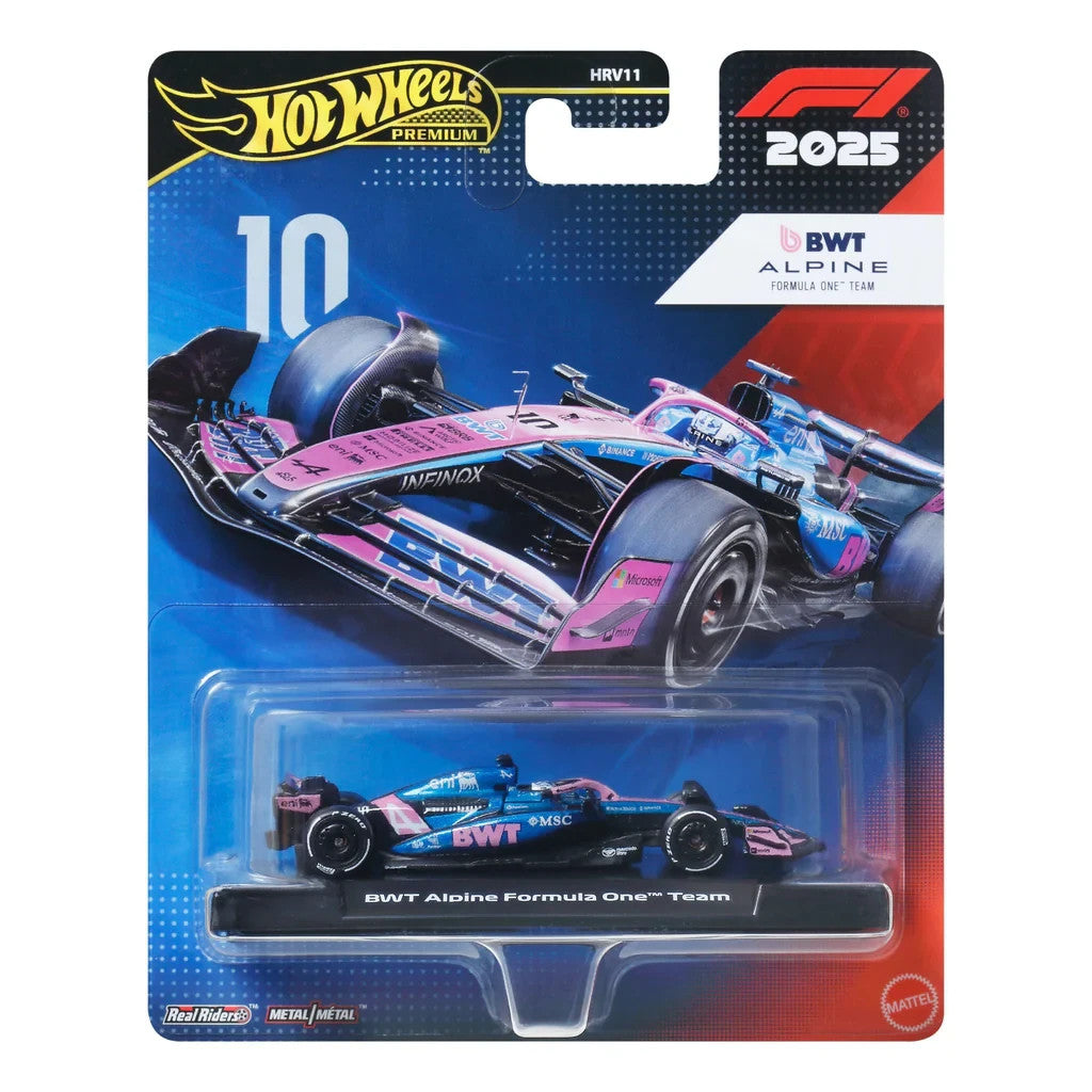 2026 Hot Wheels Premium 1:64 F1 Racing Premium BWT Alpine #10 Pierre Gasly