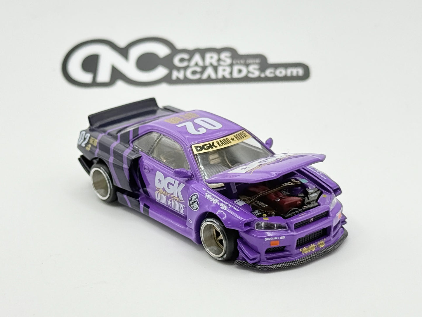 Mini GT Kaido House DGK Nissan Skyline GT-R R34 Open Box Rare