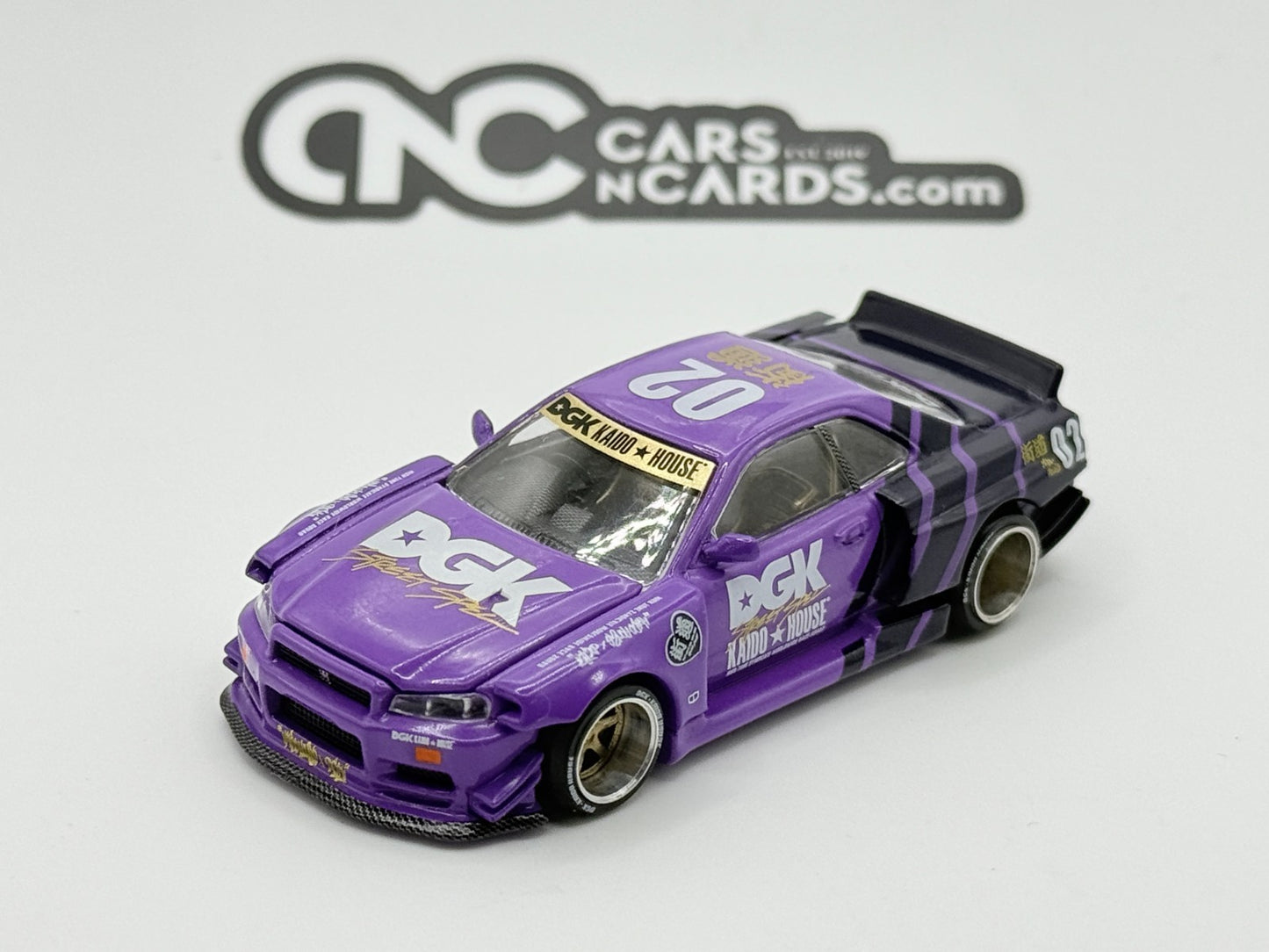 Mini GT Kaido House DGK Nissan Skyline GT-R R34 Open Box Rare