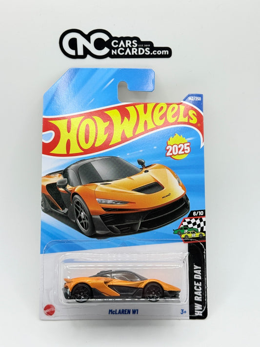 2025 Hot Wheels HW Race Day 6/10 McLaren W1 Orange