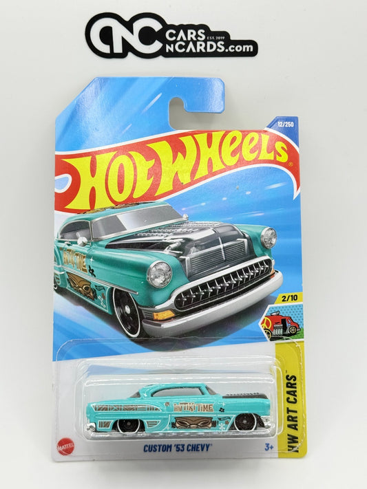 2025 Hot Wheels HW Art Cars 2/10 Custom '53 Chevy Teal