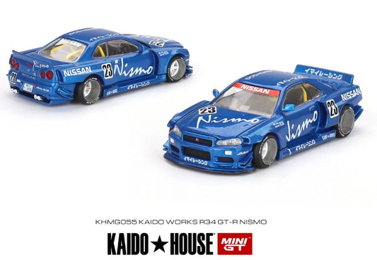 Kaido House x MINI GT 1:64 Nissan Skyline GT-R (R34) KHMG 055 Open Box