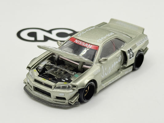 Kaido House x MINI GT 1:64 Nissan Skyline GT-R (R34) KHMG 103 Open Box