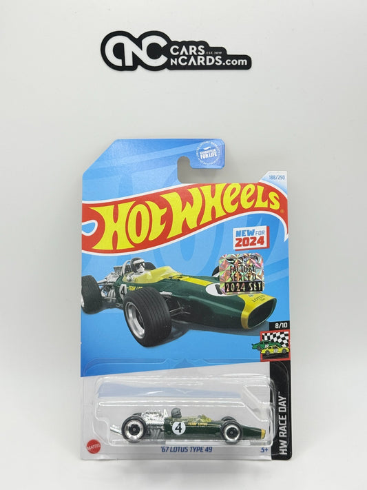 2024 Hot Wheels RLC Factory Sealed HW Race Day 8/10 '67 Lotus Type 49