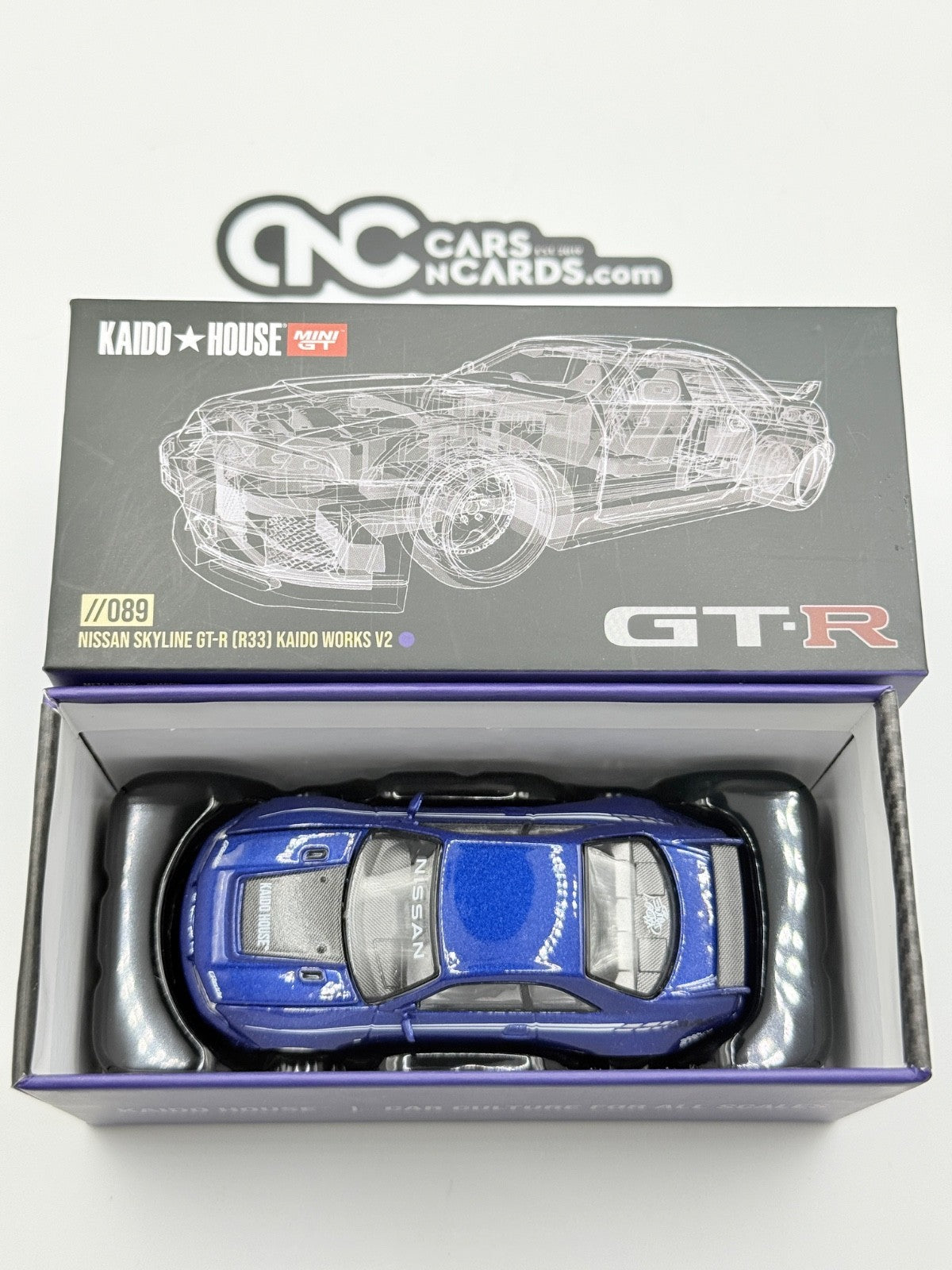 Kaido House x Mini GT 1:64 Nissan Skyline GT-R R33 V2 KHMG089 Open Box