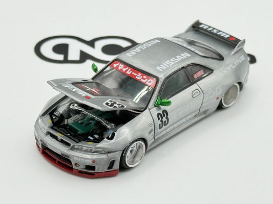Kaido House x Mini GT 1:64 KHMG150 Nissan Skyline GT-R (R33) IMAI CHASE Open Box