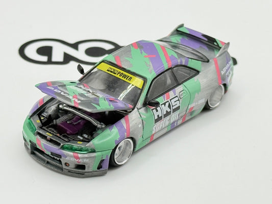 Kaido House x Mini GT 1:64 Nissan Skyline GT-R R33 V1 KHMG129 CHASE Open Box
