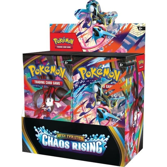 POKEMON TCG MEGA EVOLUTION ME04 CHAOS RISING BOOSTER BOX SEALED