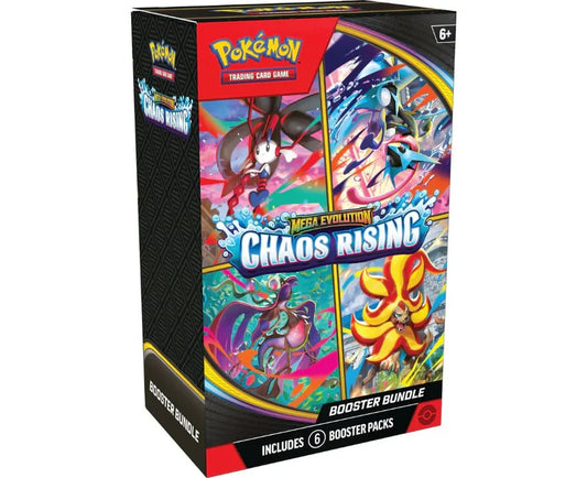 POKEMON TCG MEGA EVOLUTION ME04 CHAOS RISING BOOSTER BUNDLE SEALED