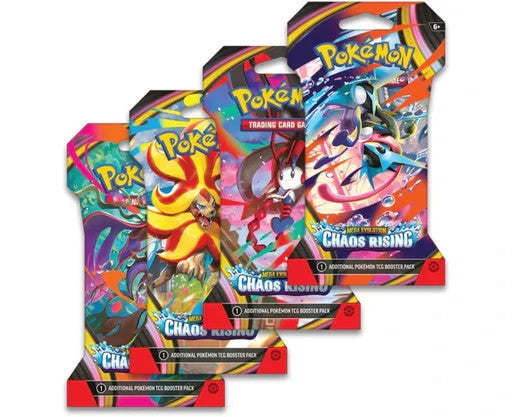 POKEMON TCG MEGA EVOLUTION ME04 CHAOS RISING SLEEVED BLISTER (RANDOM ARTWORK)