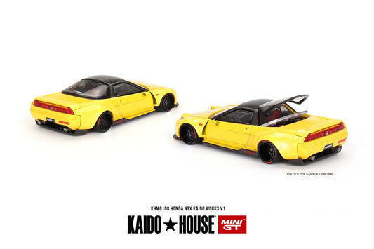 Kaido House x Mini GT KHMG108 Honda NSX Kaido Works V1 Open Box