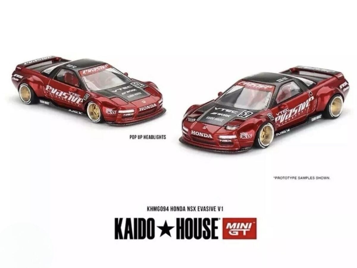 Kaido House x Mini GT KHMG094 Honda NSX Evasive V1 Open Box