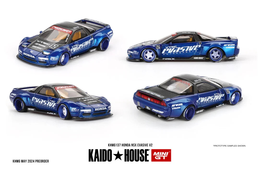 Kaido House x Mini GT KHMG137 Honda NSX Evasive V2 Open Box