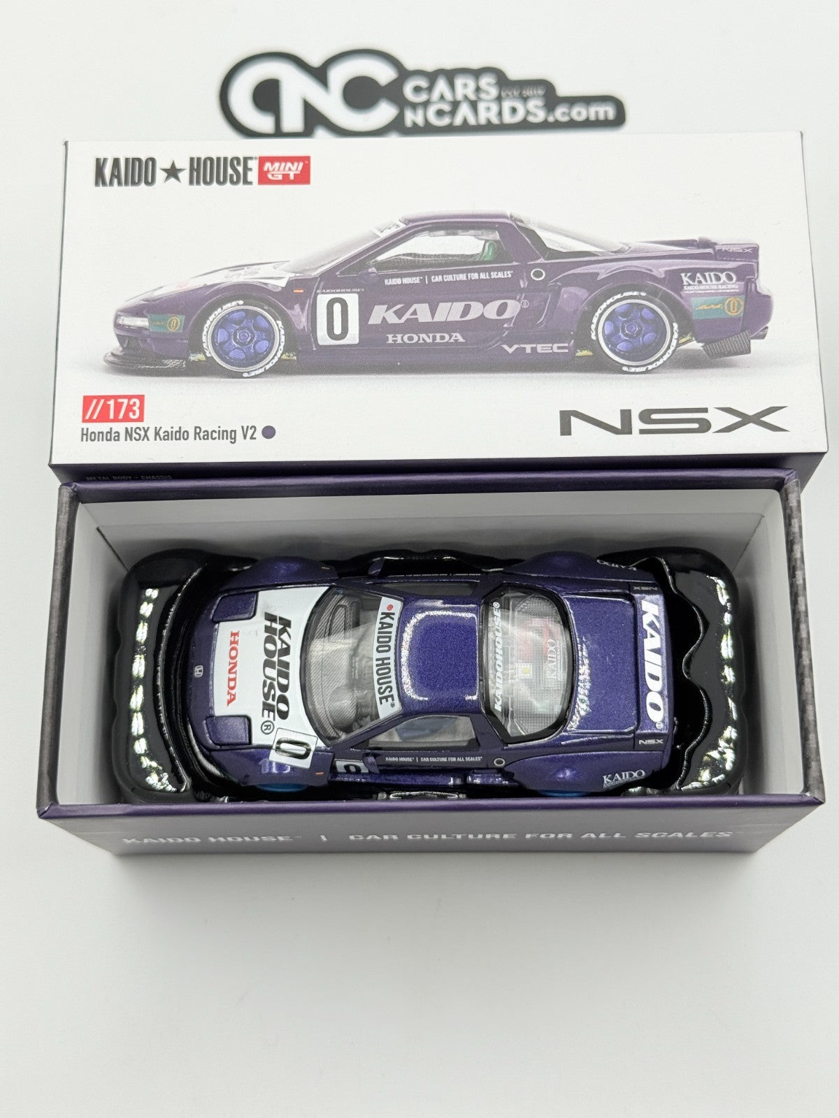 Kaido House x Mini GT KHMG173 Honda NSX Kaido Racing V2 Open Box