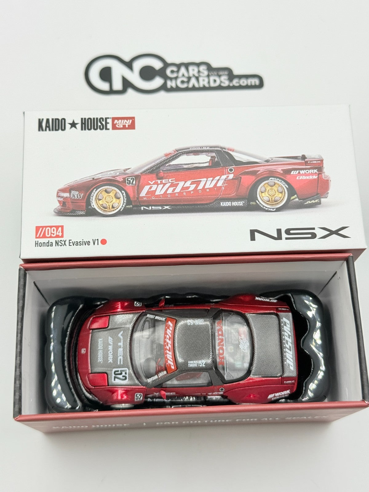 Kaido House x Mini GT KHMG094 Honda NSX Evasive V1 Open Box