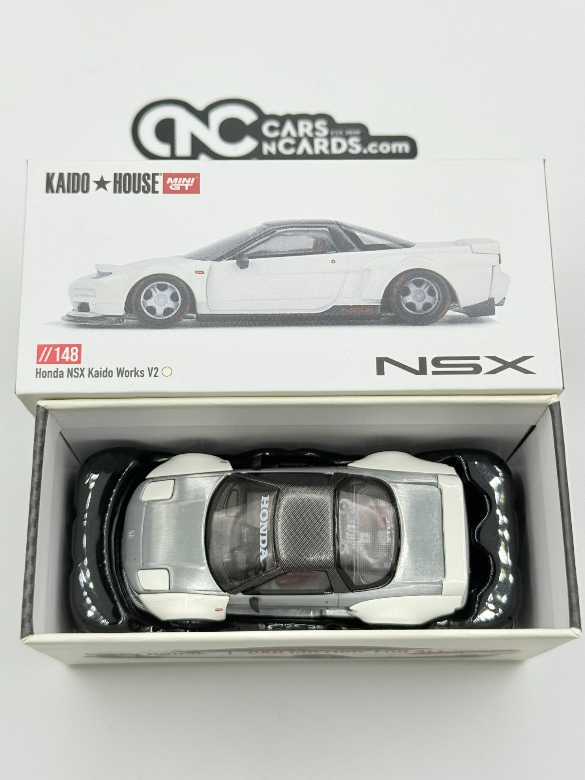 Kaido House x Mini GT KHMG148 Honda NSX Kaido Works V2 Open Box CHASE