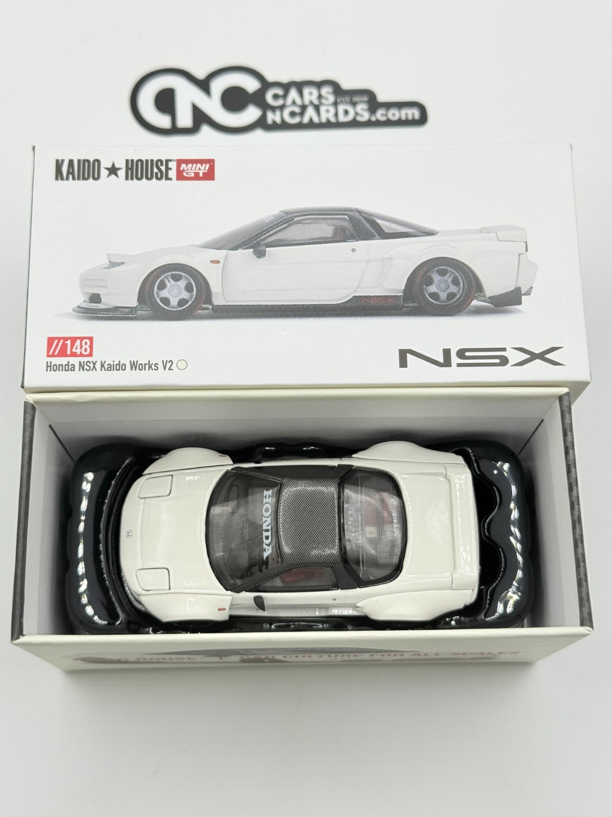Kaido House x Mini GT KHMG148 Honda NSX Kaido Works V2 Open Box